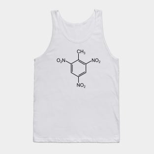 TNT Molecule Chemistry Black Design Tank Top